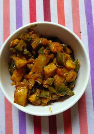 A picture of Capsicum prawns.