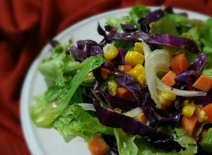 Foto resep Healthy Salad with Italian Dressing