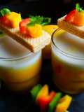 Chilled Mango Cappuccino With Coconut Milk