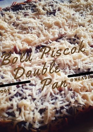 Foto resep 16. Bolu Pisang Coklat Keju (piscok-ke) Double Pan