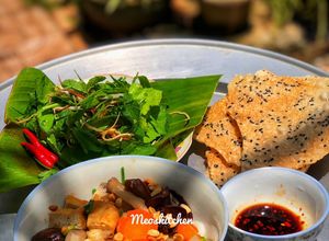 Hình của món Mì Quảng Chay.