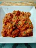 Mollejas en salsa de tomate semipicante