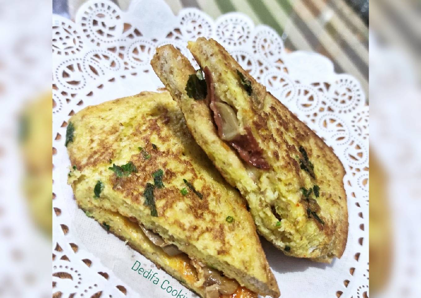 87. Sandwich Telur Goreng
