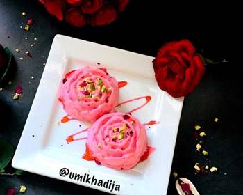 Update, Prepare Recipe Rose and pistachio ice cream Restaurant Style