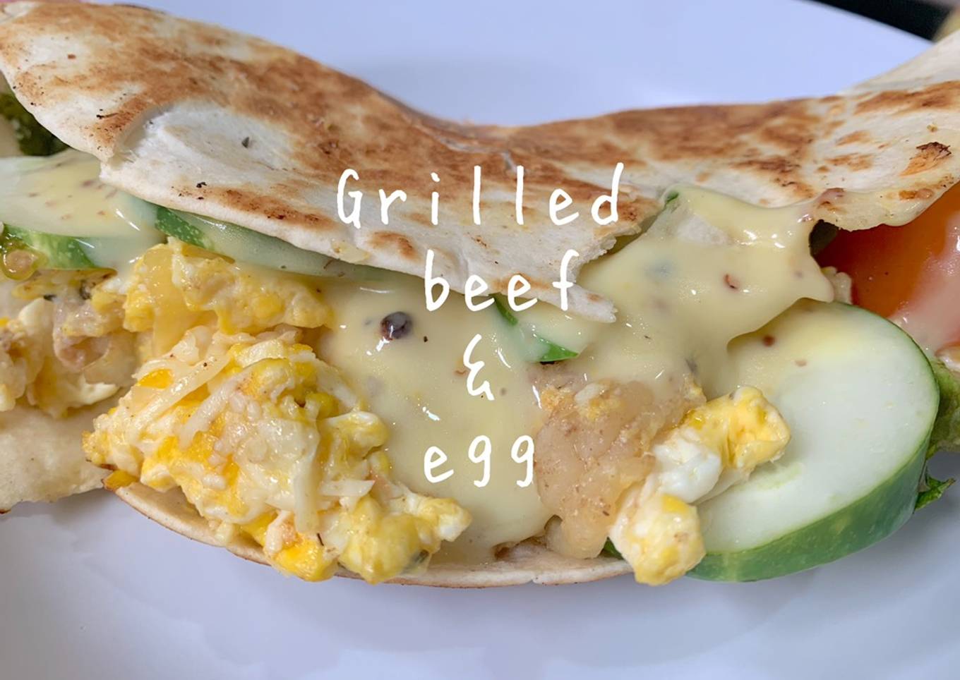 Grilled beef & egg (Eat Clean)
