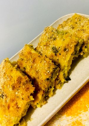 Una foto de CUADRADITOS DE POLENTA 👏😋😋🤩👏