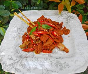 Masakan Populer Krengsengan Pedas Daging Sapi Ala Warteg