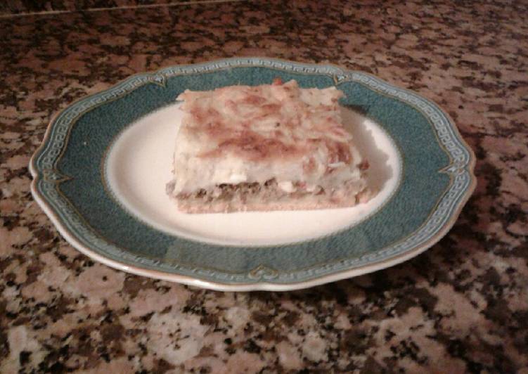 Pastel de carne y papa express