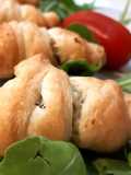Sfogliatelle salate rucola e ricotta