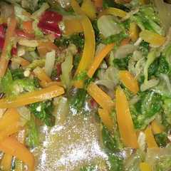 Foto resep Oseng Sawi Putih Wortel