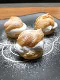 Kue Sus Mini krim Chantilly/mini choux pastry chantilly cream