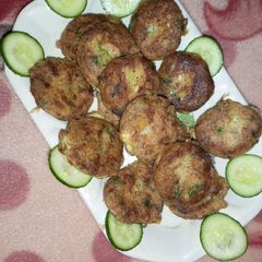 A picture of Alu tikki.