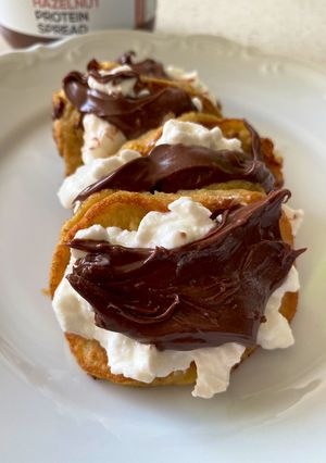 Banános zabpalacsinta recept fotója