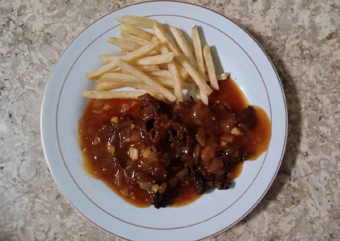 Resep Beef Steak Slice Lada Hitam Oleh Farah Adelia Puspita Cookpad