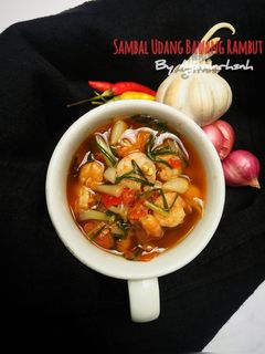 Foto resep Sambal Udang Bawang Rambut