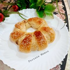 A picture of Flower chicken bread.