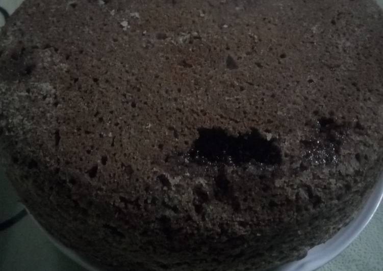 Recipe of Super Quick Homemade Naked Minty Chocolate Cake