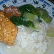 Sayur bayam (sayur kunci) tanpa msg