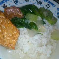 รูปของ Sayur bayam (sayur kunci) tanpa msg