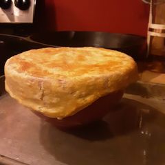 Lobster potpie A picture of Lobster potpie.