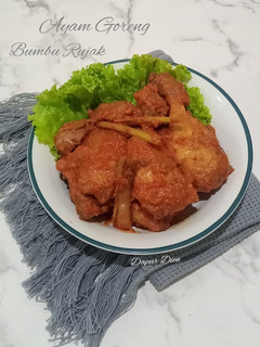Foto resep Ayam Goreng Bumbu Rujak