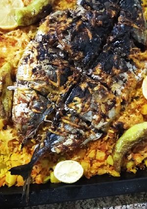 Une photo de Bonite aux riz et légumes au four