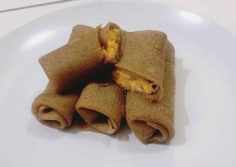Dadar gulung fla jagung mak nyuss π