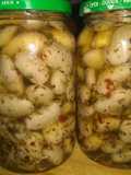 Porotos en escabeche