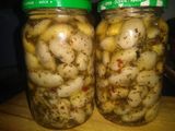 Porotos en escabeche