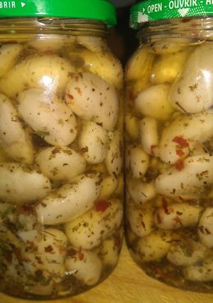 Una foto de Porotos en escabeche