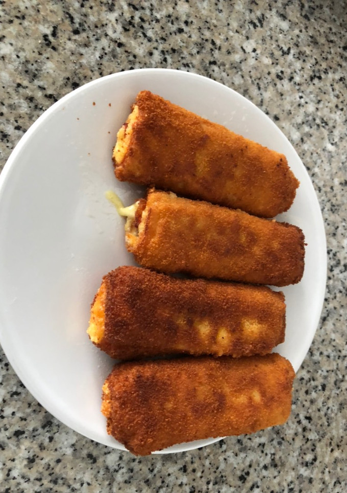 Una foto de Flamenquines de jamón y queso