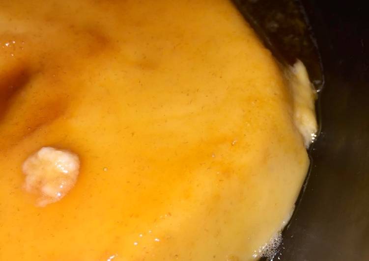 Flan de plátano🍮