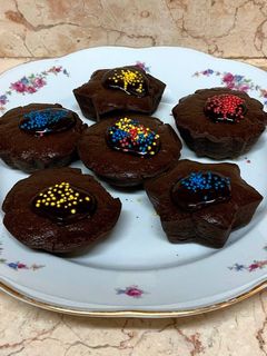صورة لوصفة كب كيك شوفان بالشوكولاتة