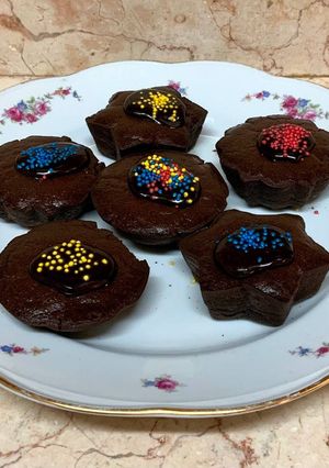 صورة لوصفة كب كيك شوفان بالشوكولاتة