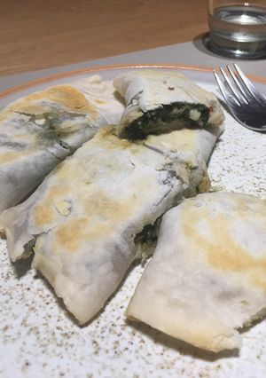 Una foto de Rollitos de acelga