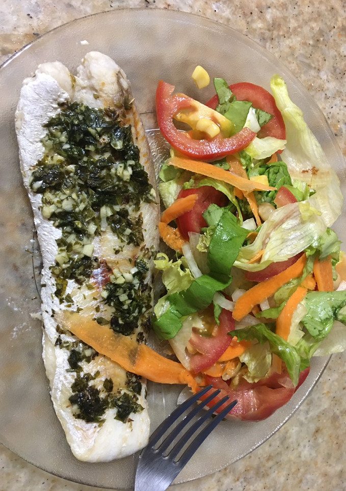 Una foto de Filet de merluza al horno