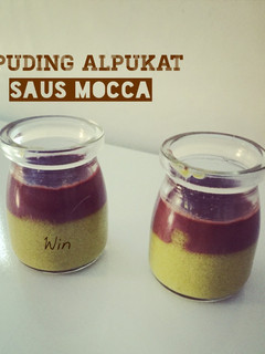 Foto resep Puding alpukat saus mocca