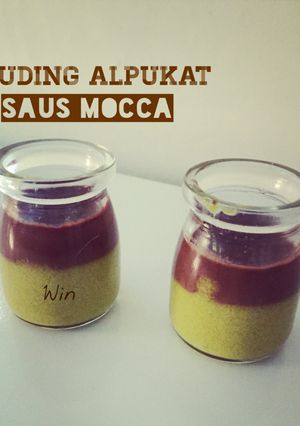 Foto resep Puding alpukat saus mocca