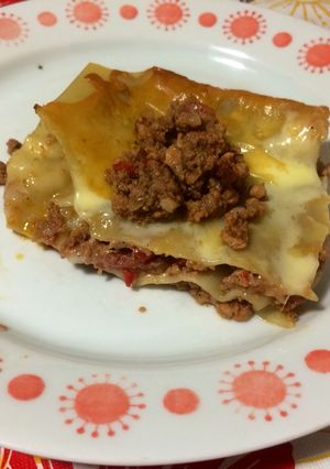 Házi lasagna recept fotója