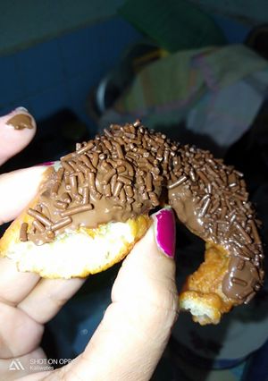 Foto resep Donat empuk, no telur, no kentang.. simple