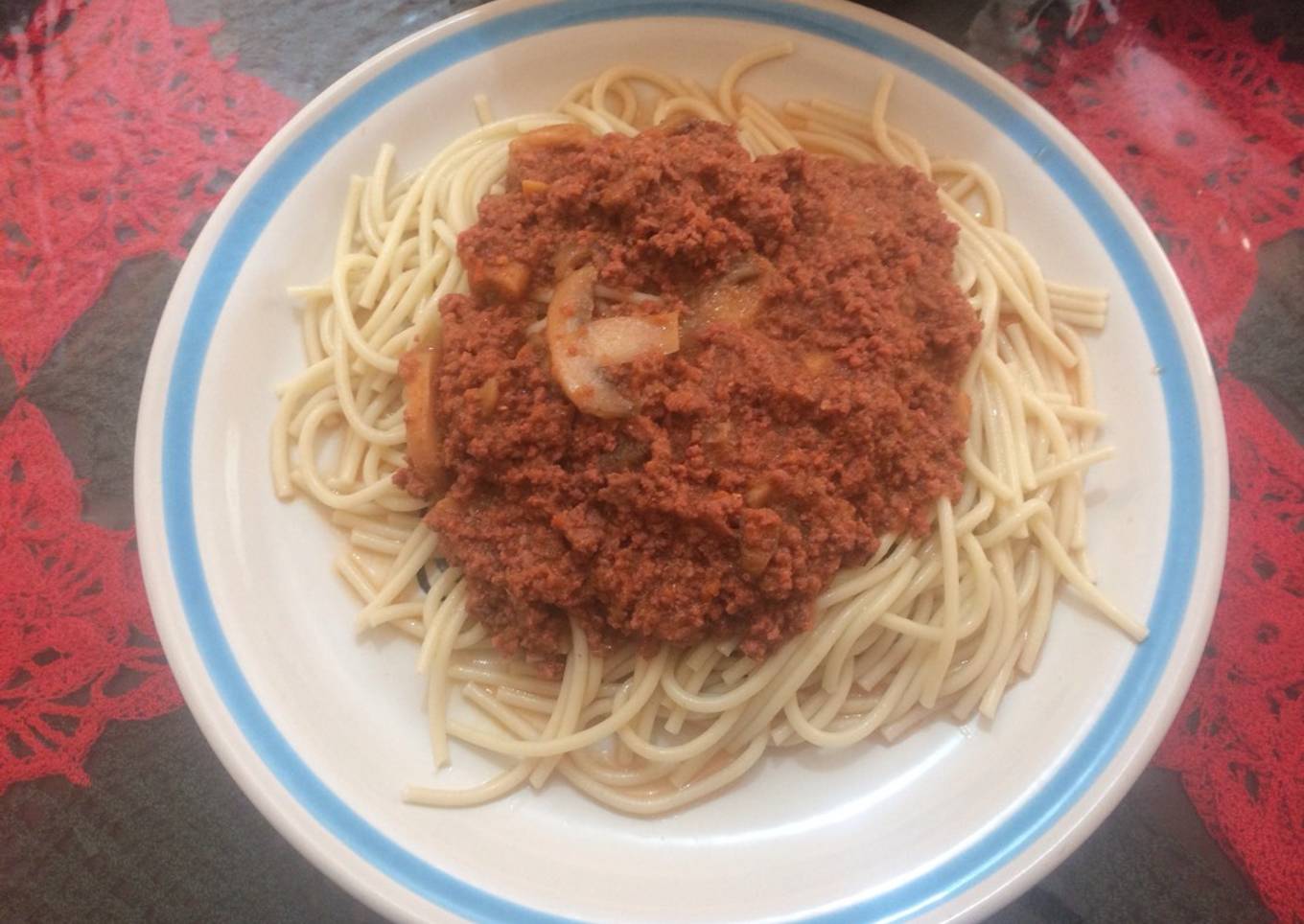 Spaghetti a la boloñesa