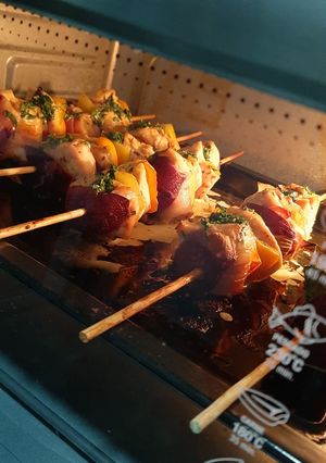 Una foto de Brochette de pollo 🍗🍗🍡