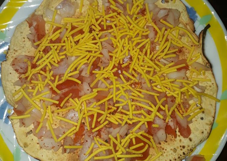 Steps to Make Perfect Masala papad