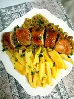 صورة لوصفة افخاذ الدجاج محشية 🍗🐔