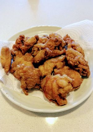 Una foto de Pollo Karaage (Pollo frito estilo Japonés)