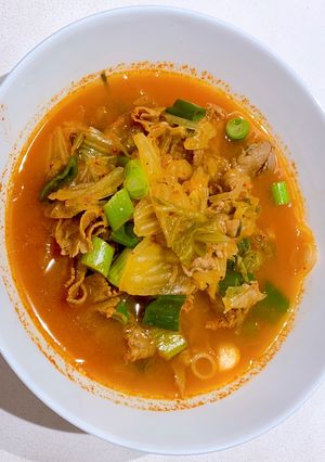 Hình của món Canh Kim Chi Nấu Thịt Bò.