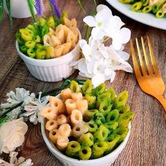 A picture of Alfredo PC pasta 😋.
