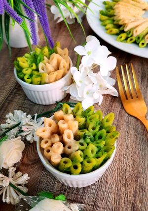A picture of Alfredo PC pasta 😋.