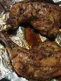 Pernas de frango assadas com especiarias