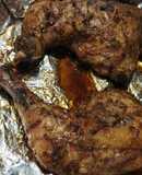 Pernas de frango assadas com especiarias
